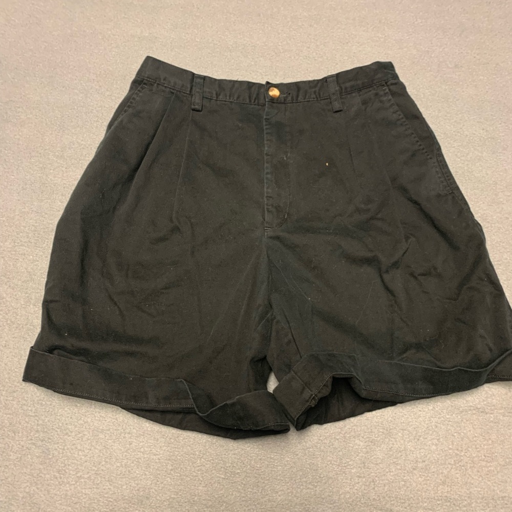 Eddie Bauer shorts women’s 12 black cotton spot see photo